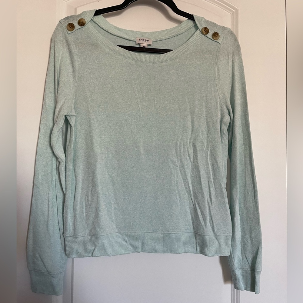 ❤️ J Crew light blue sweater